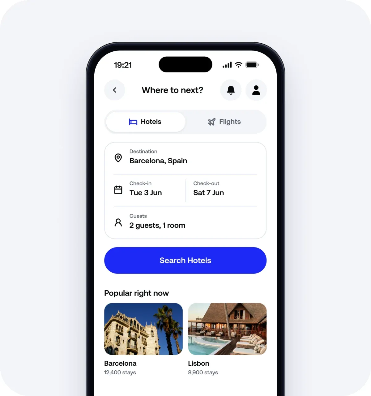 COTI Travel product preview